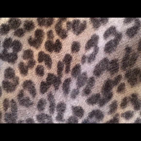 Talbots Cashmere Leopard Audrey Sweater - Picture 5 of 10